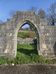 Ruines du Ch�teau de la Fontaine Saint-Denis<br>Notre-Dame-de-Gravenchon
